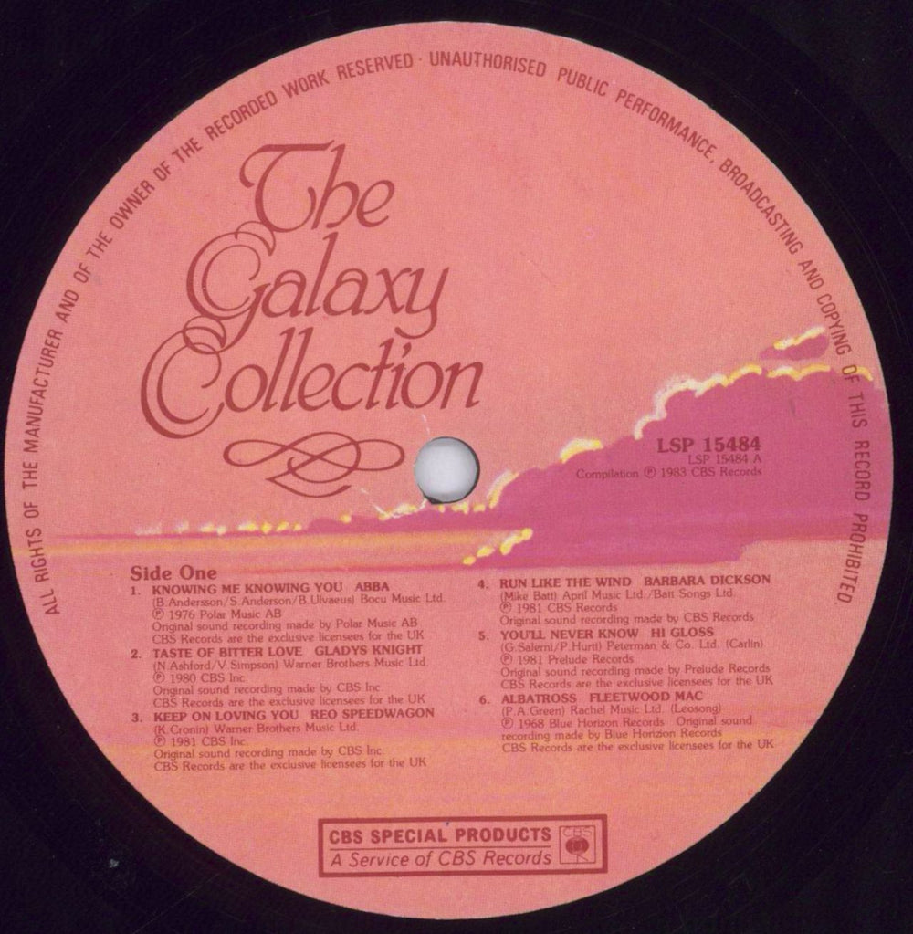 Various Artists The Galaxy Collection UK vinyl LP album (LP record) VARLPTH829413