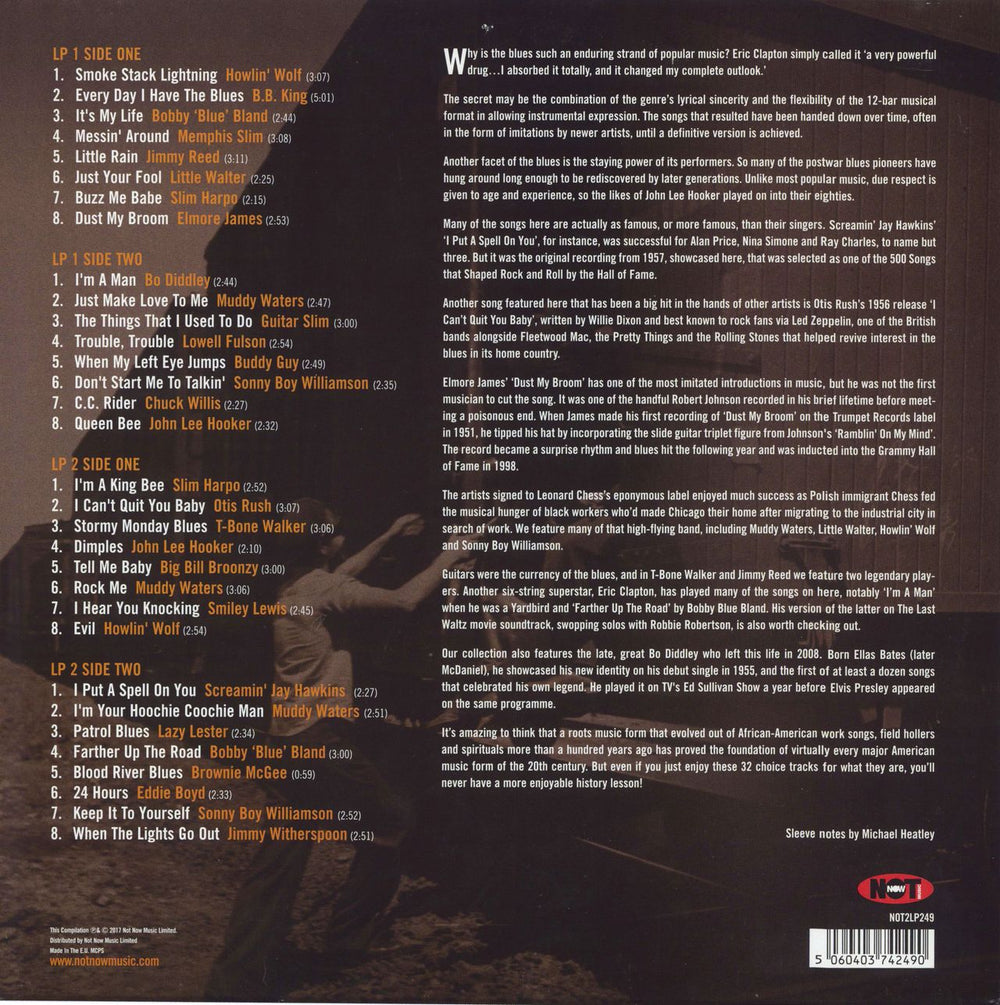 Various-Blues & Gospel Essential Blues Anthology UK 2-LP vinyl record set (Double LP Album) 5060403742490