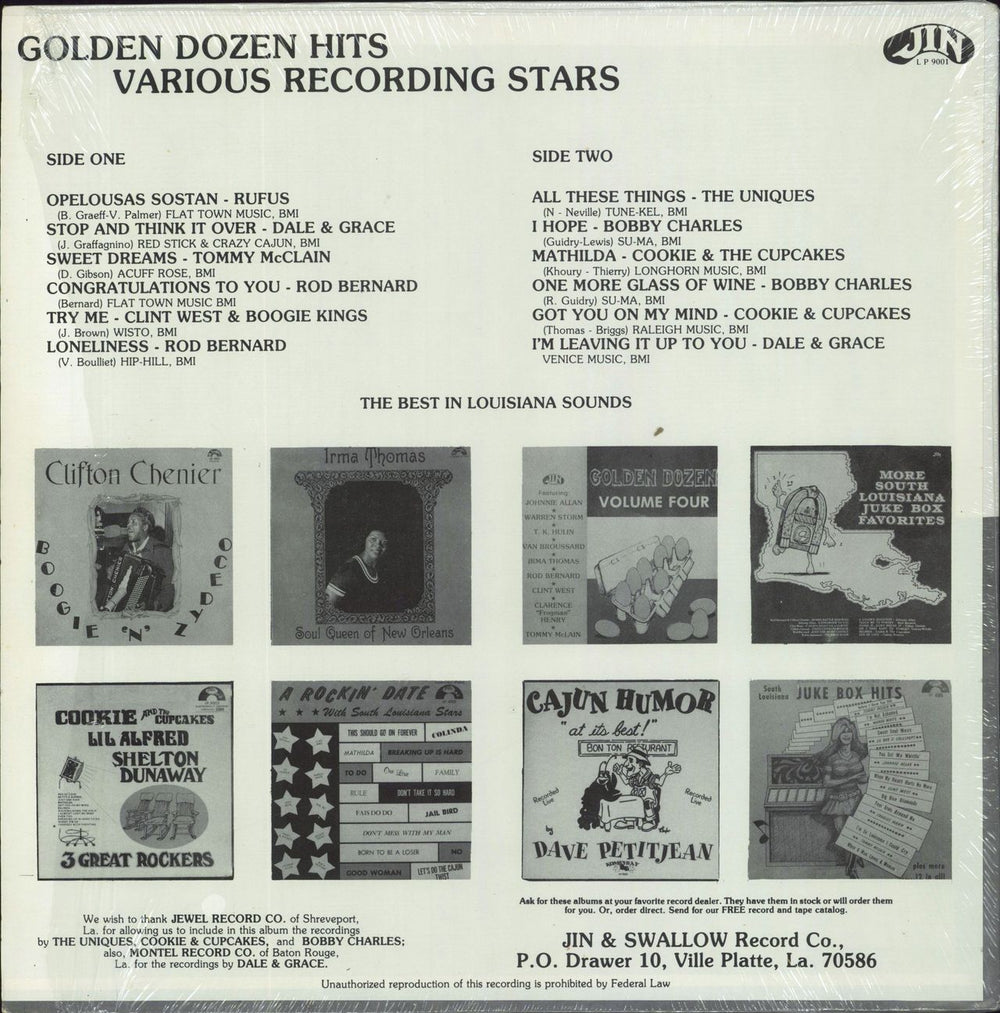 Various-Blues & Gospel Golden Dozen US vinyl LP album (LP record)