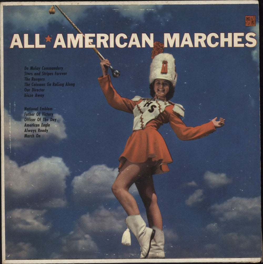 Various-Brass Bands All American Marches US vinyl LP album (LP record) 33-1830