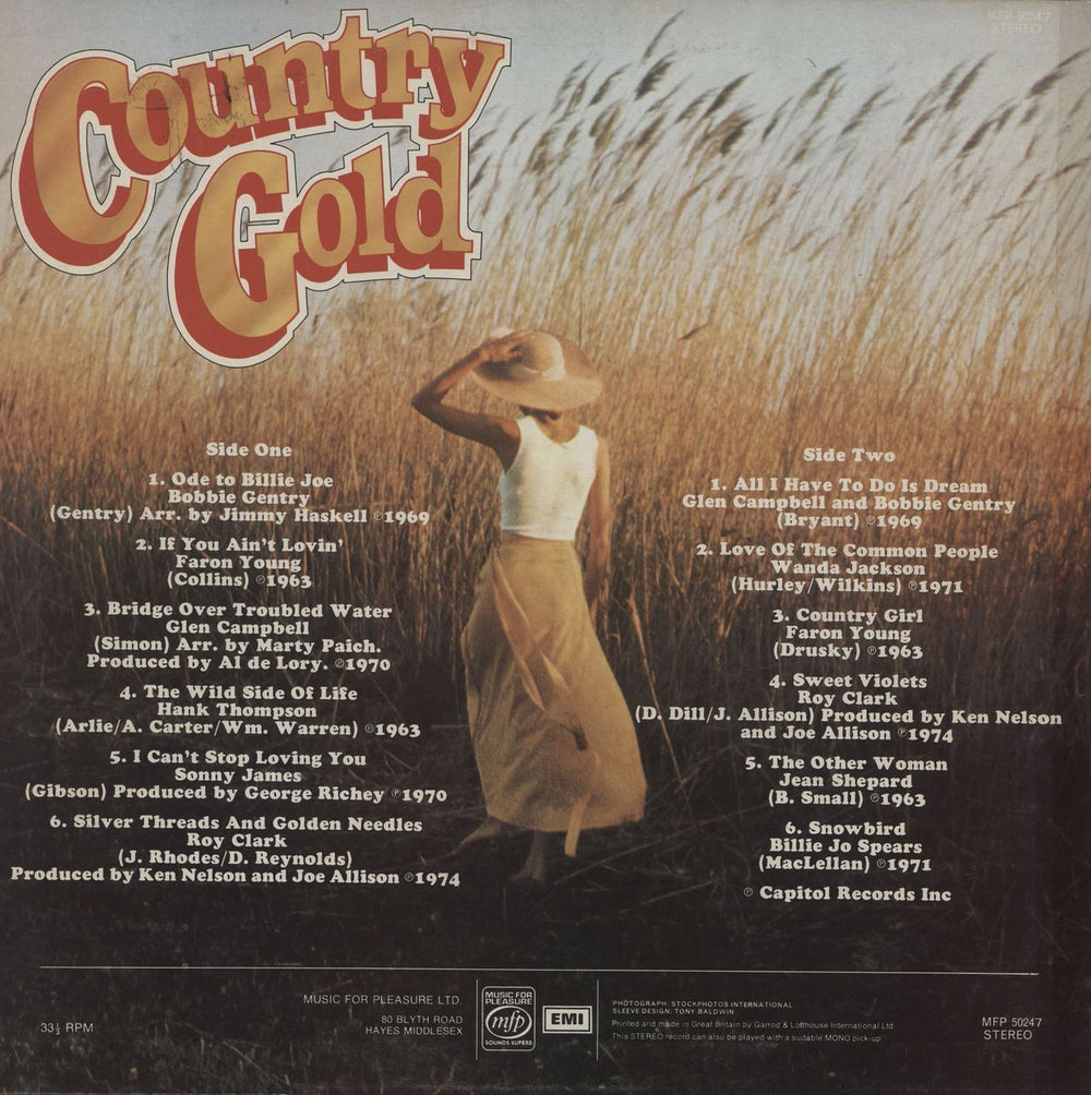 Various-Country Country Gold UK vinyl LP album (LP record)