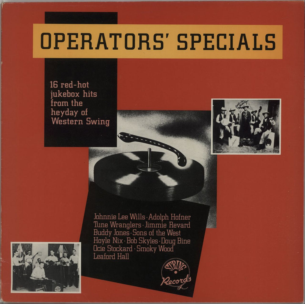 Various-Country Operators' Specials UK vinyl LP album (LP record) STR807