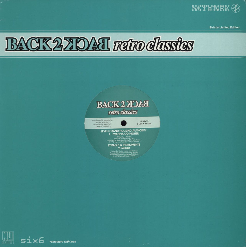 Various-Dance Back 2 Back Retro Classics UK 12" vinyl single (12 inch record / Maxi-single) 12NTW3