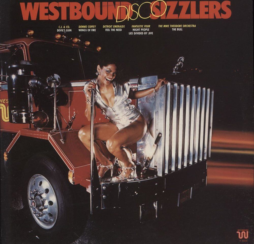 Various-Dance Westbound Disco Sizzlers UK vinyl LP album (LP record) K50546