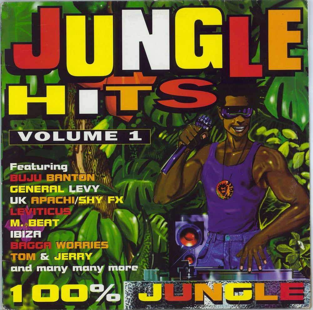 Various-Drum & Bass Jungle Jungle Hits Volume 1 UK 2-LP vinyl record set (Double LP Album) STRLP1