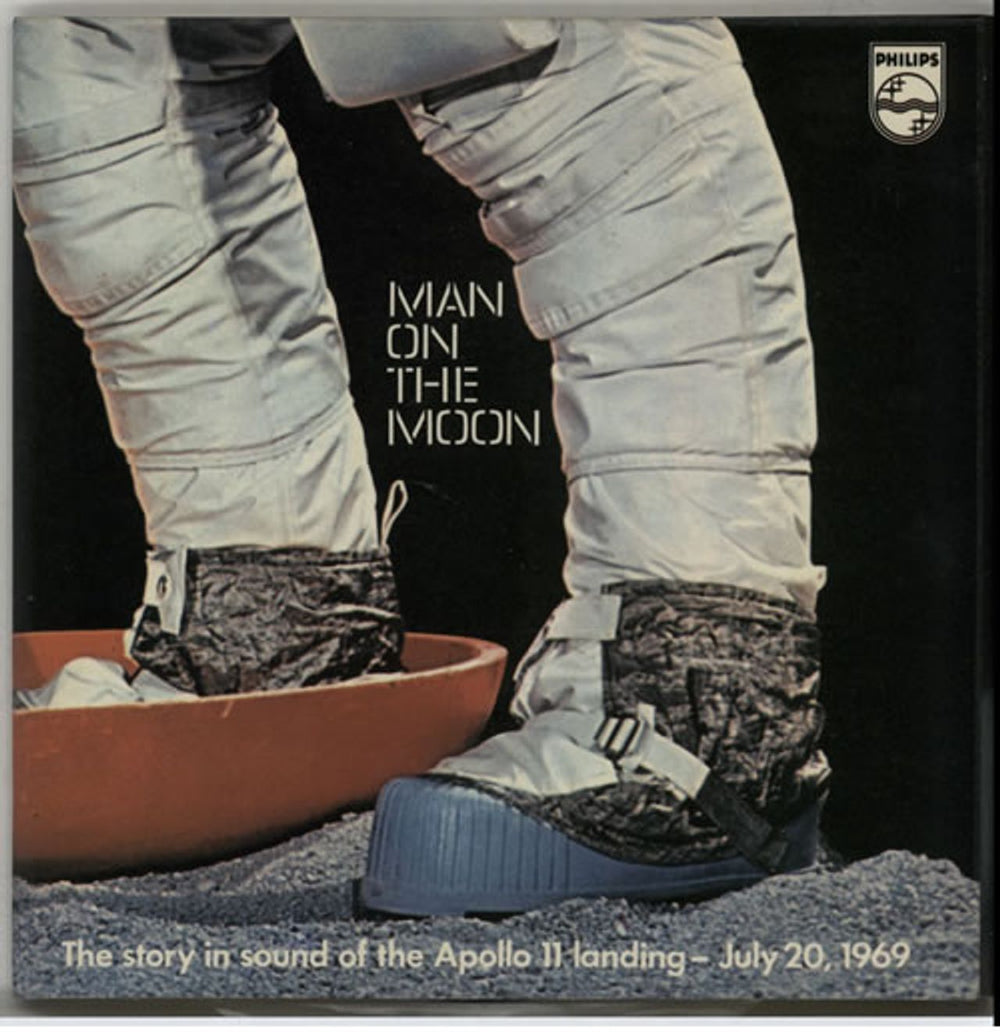 Various-Educational, Informational & Historical Man On The Moon UK 7" vinyl single (7 inch record / 45) 88457DE