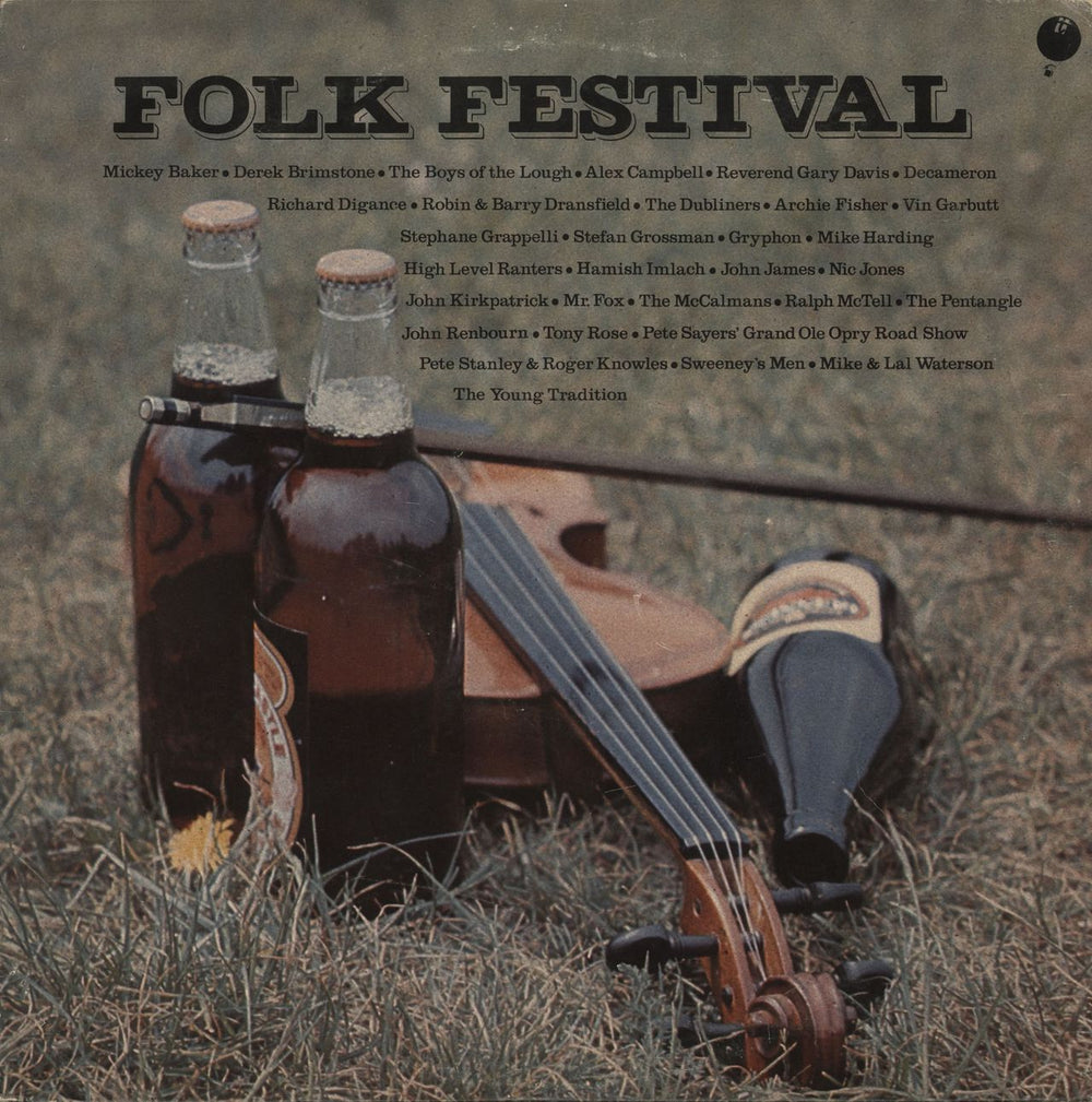 Various-Folk Folk Festival UK 2-LP vinyl record set (Double LP Album) TRA(D)324