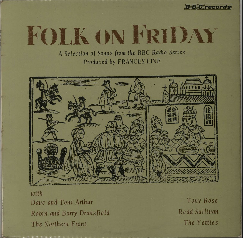 Various-Folk Folk On Friday UK vinyl LP album (LP record) REC95S