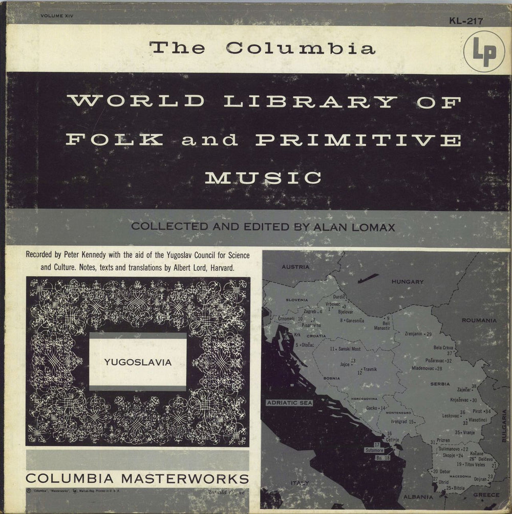 Various-Folk Yugoslavia US vinyl LP album (LP record) KL-217