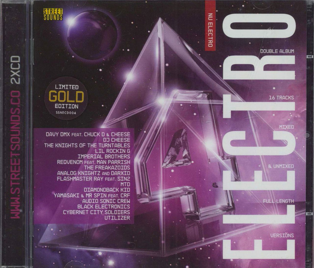 Various-Hip Hop & Rap Street Sounds: Nu Electro Volume Four - Gold UK 2 CD album set (Double CD) SSNECD004