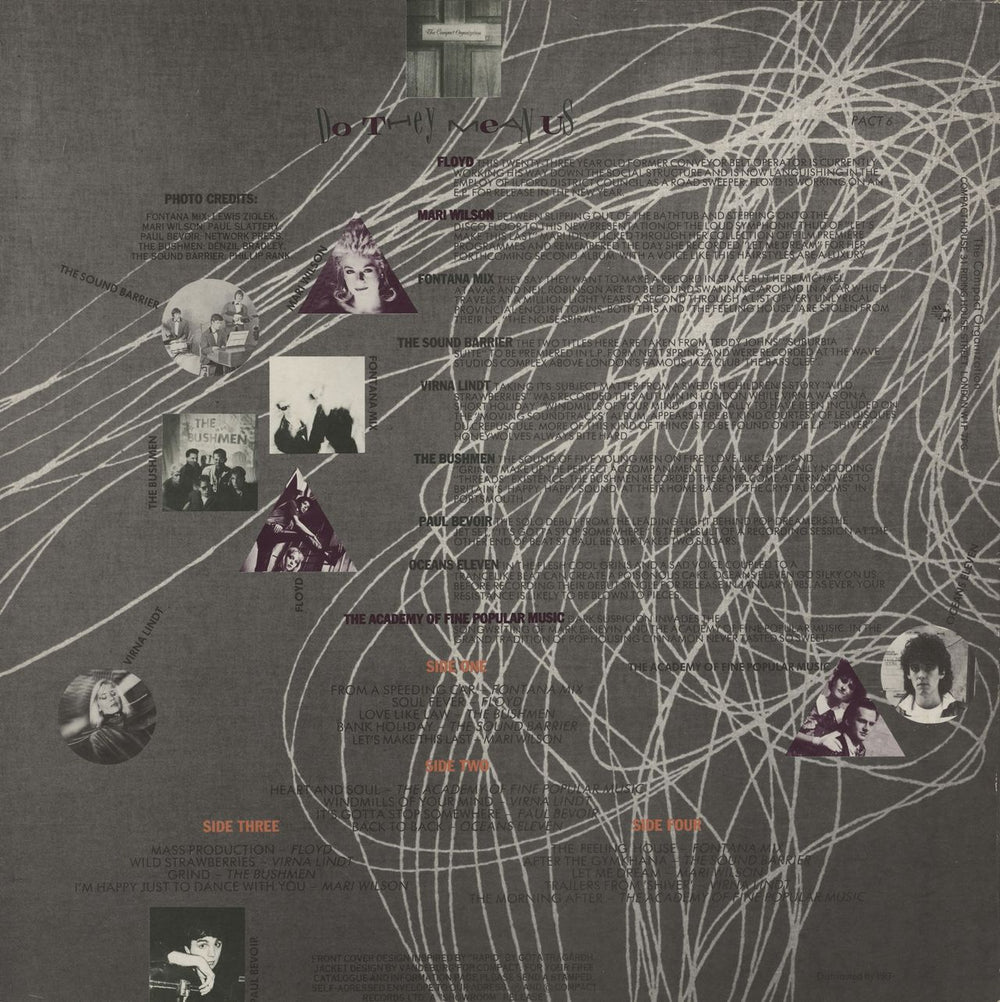 Various-Indie Pens, Guns And Riffs From The Compact Organization UK 2-LP vinyl record set (Double LP Album)