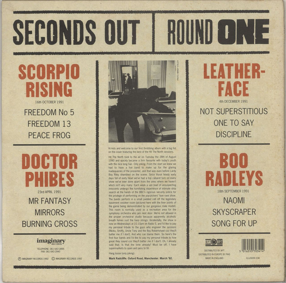 Various-Indie Seconds Out Round One + bonus 12" UK Promo 2-LP vinyl record set (Double LP Album) I-V2LSE734761