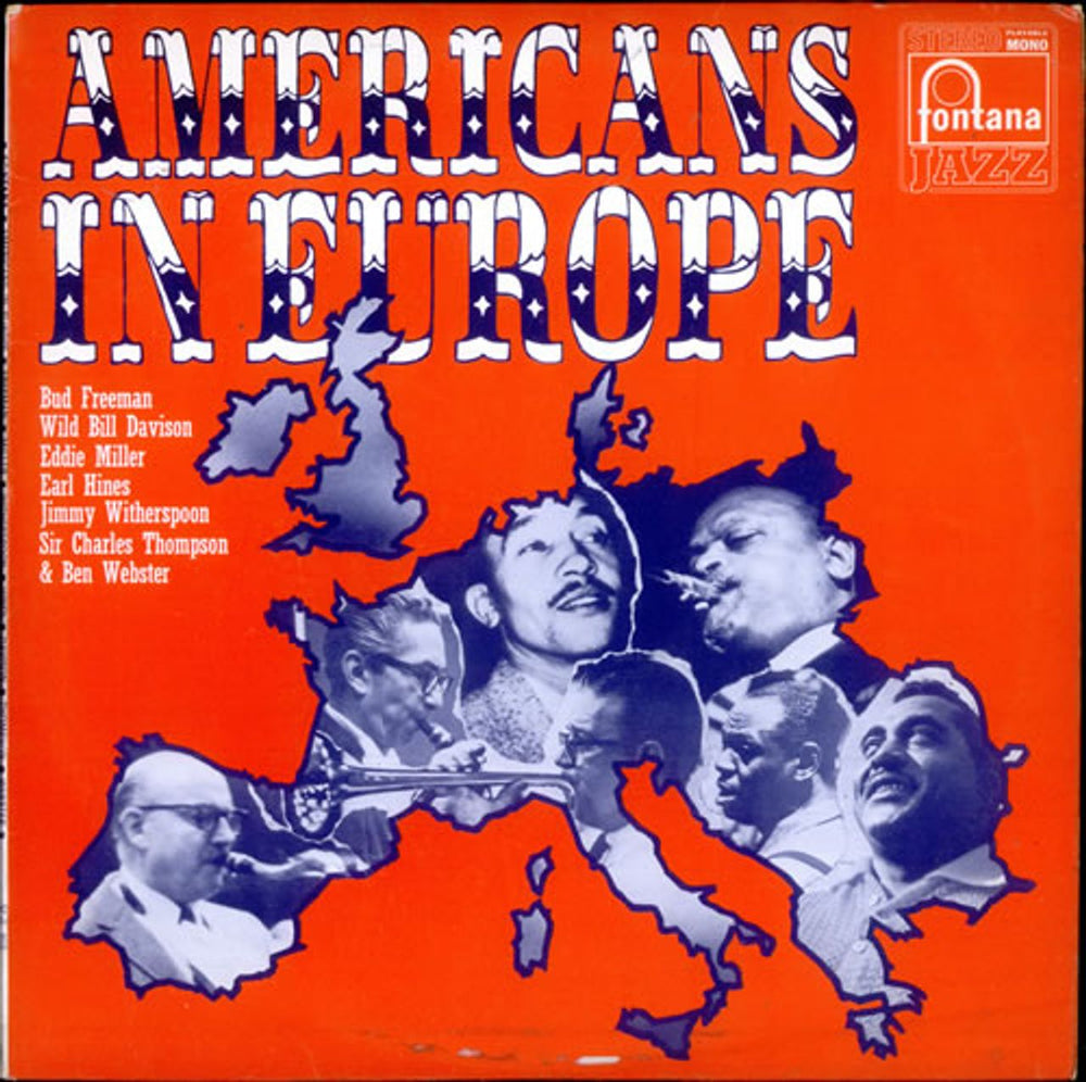 Various-Jazz Americans In Europe UK vinyl LP album (LP record) SFJL916