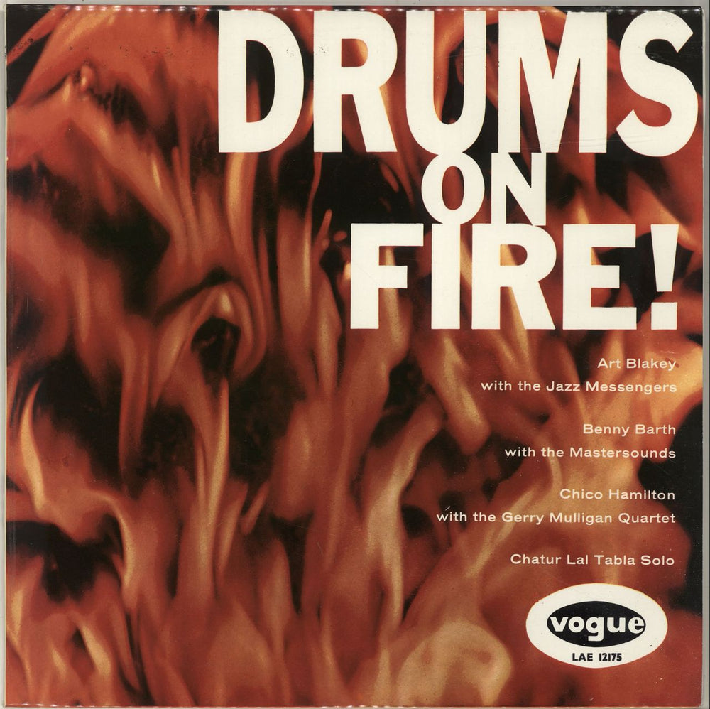 Various-Jazz Drums On Fire! UK vinyl LP album (LP record) LAE12175