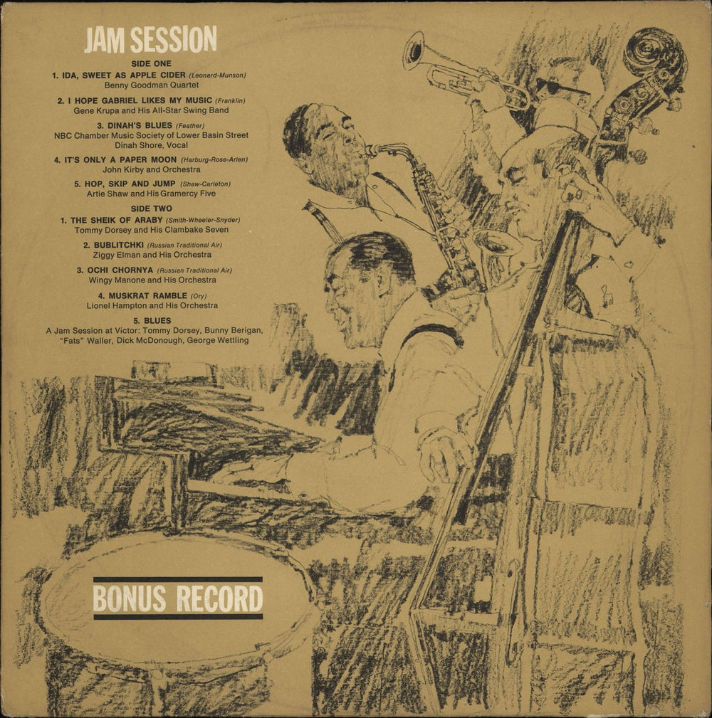 Various-Jazz Jam Session UK vinyl LP album (LP record) RDM2181