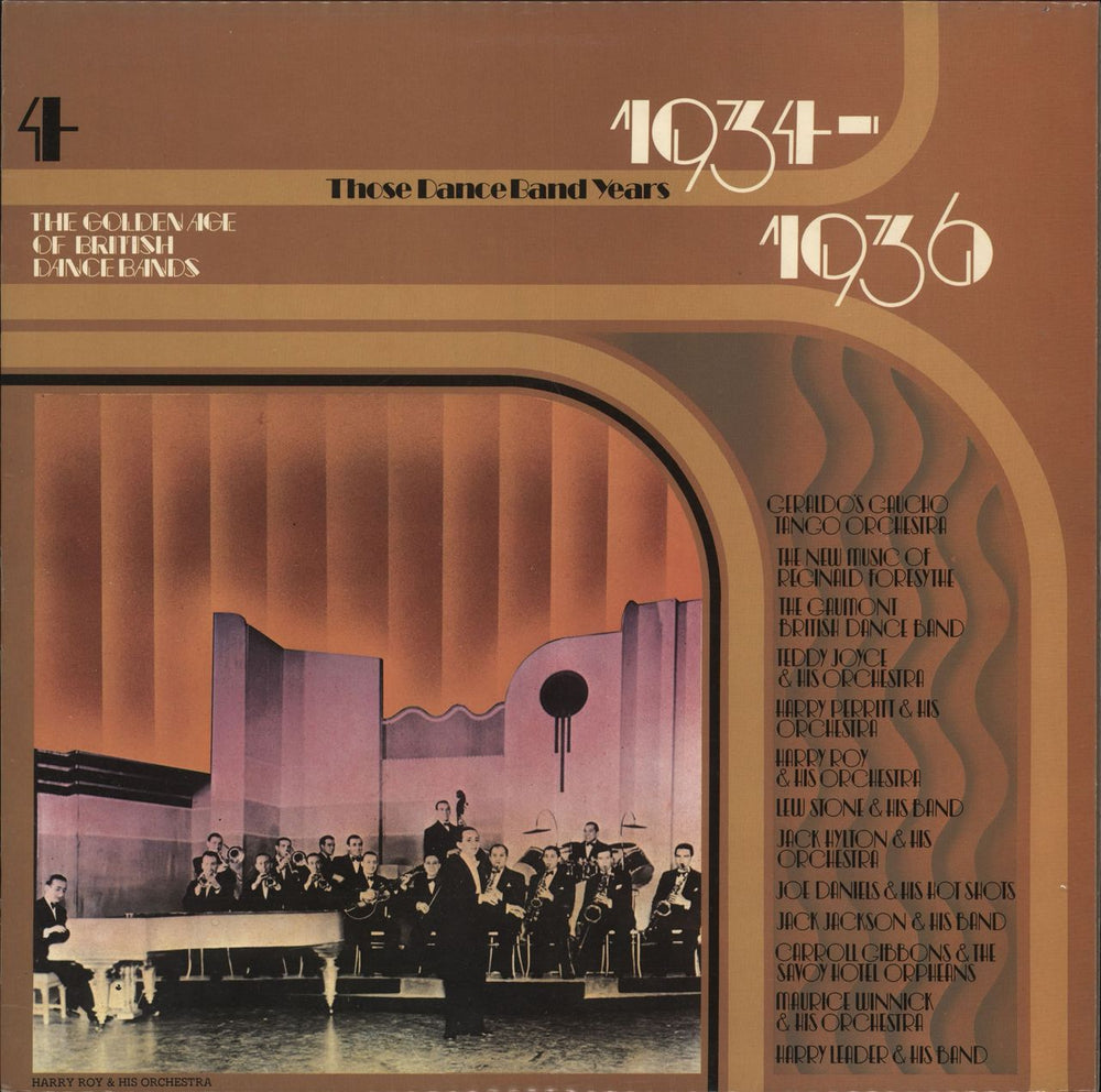 Various-Jazz The Golden Age Of British Dance Bands 1934-1936 UK vinyl LP album (LP record) SM324