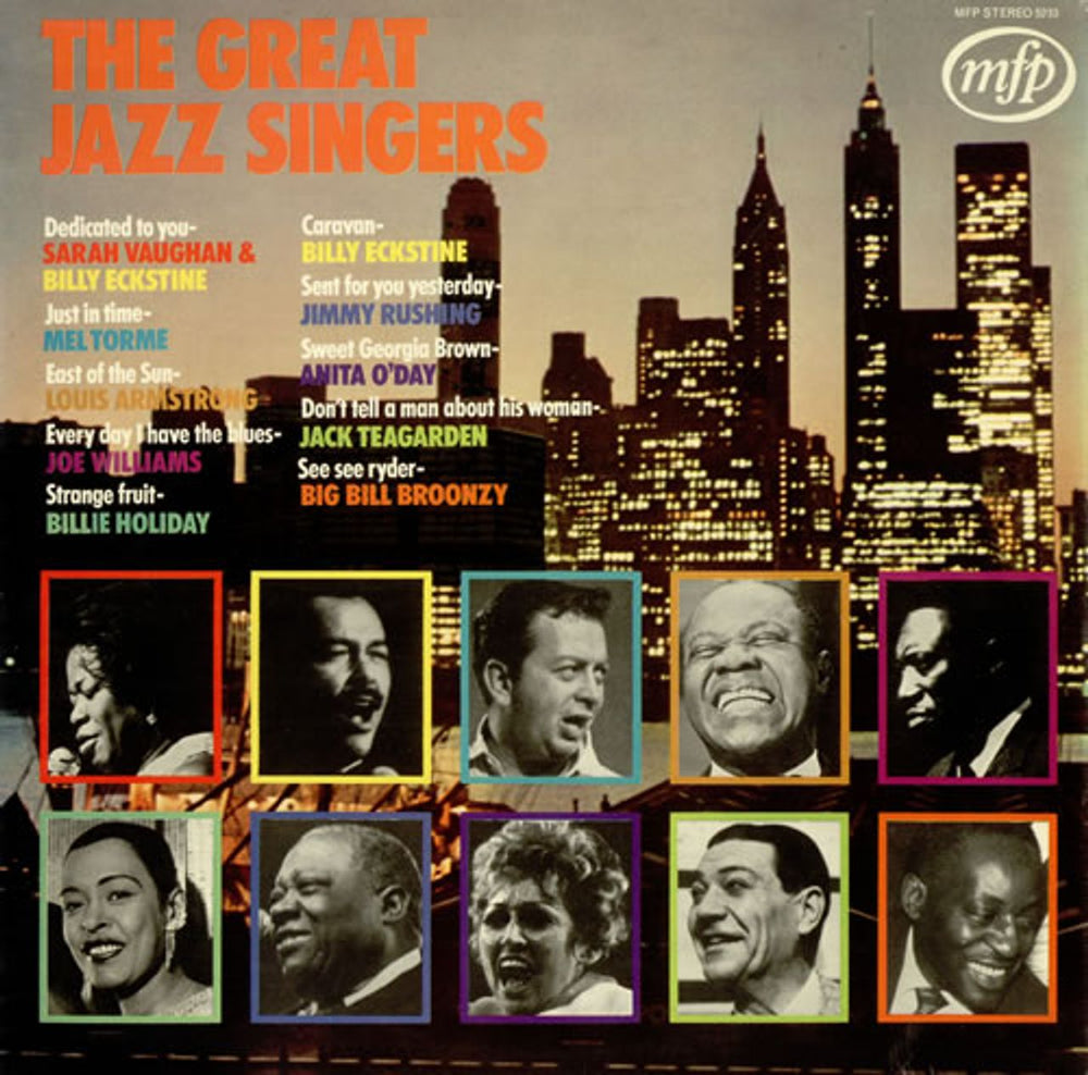 Various-Jazz The Great Jazz Singers UK vinyl LP album (LP record) MFP5233