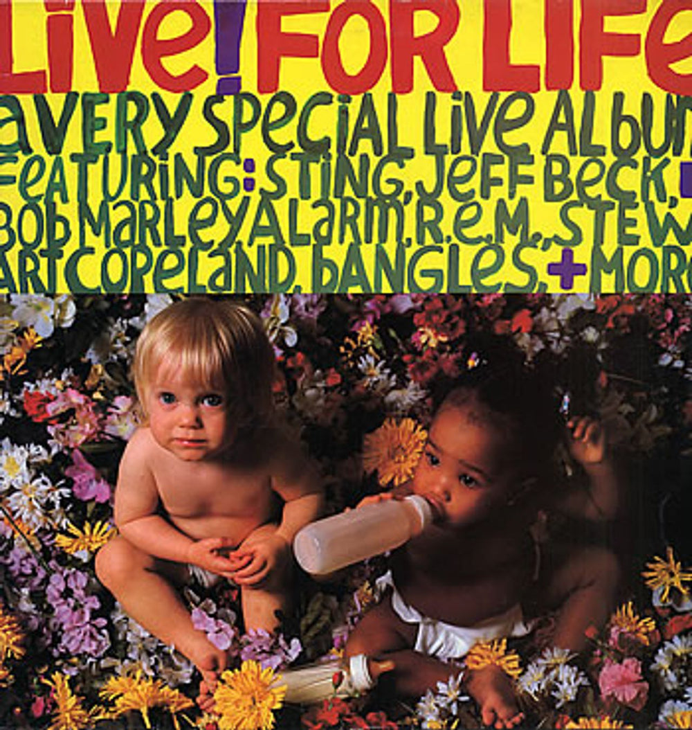 Various-Pop Live! For Life UK vinyl LP album (LP record) MIRF1013