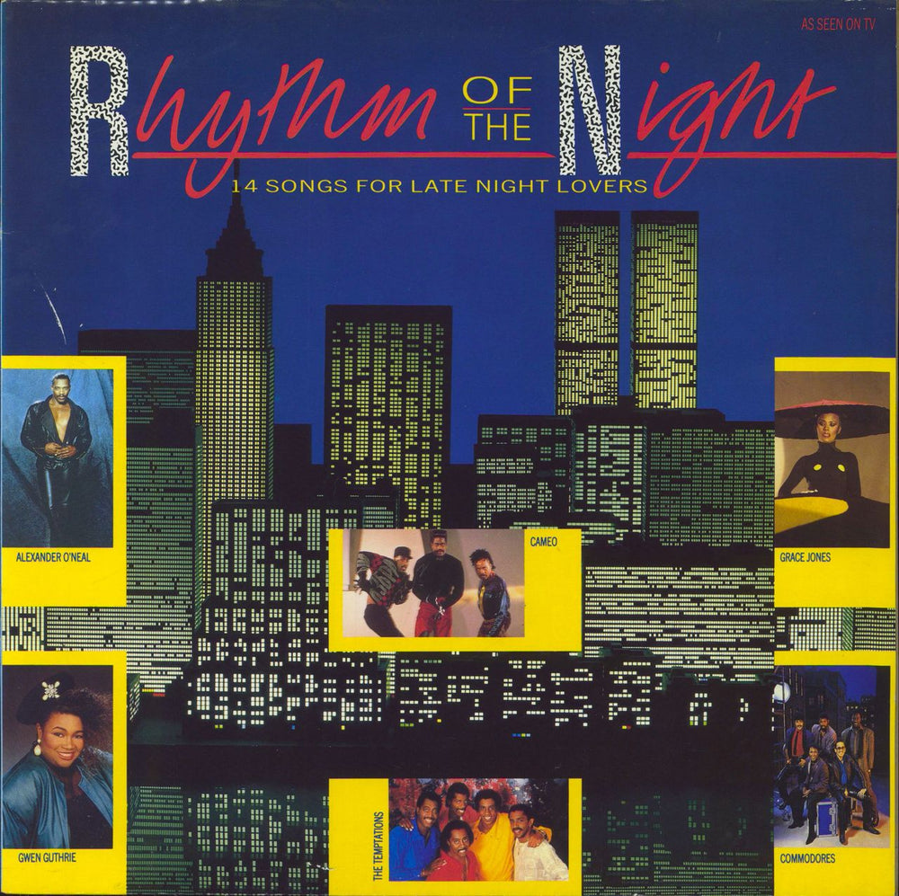 Various-Pop Rhythm Of The Night UK vinyl LP album (LP record) NE1348