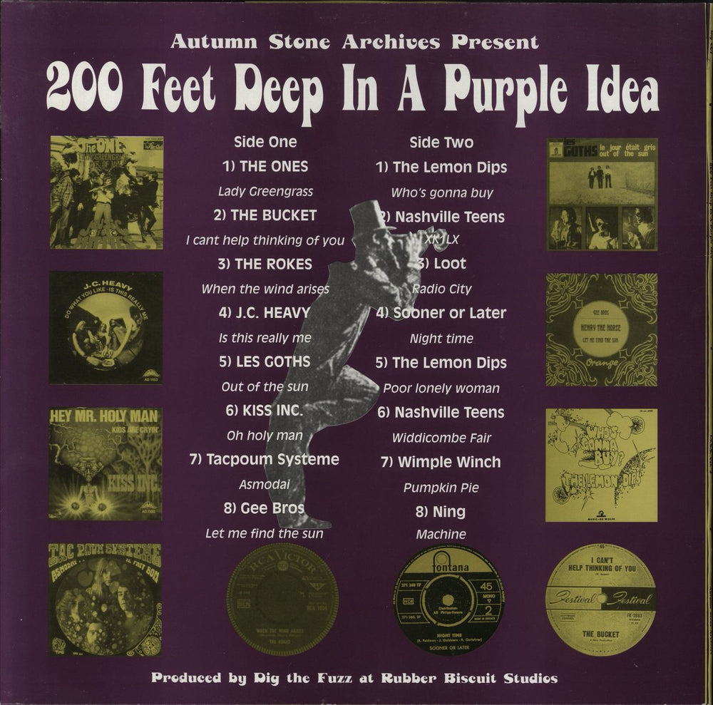 Various-Prog & Psych 200 Feet Deep In A Purple Idea UK vinyl LP album (LP record)