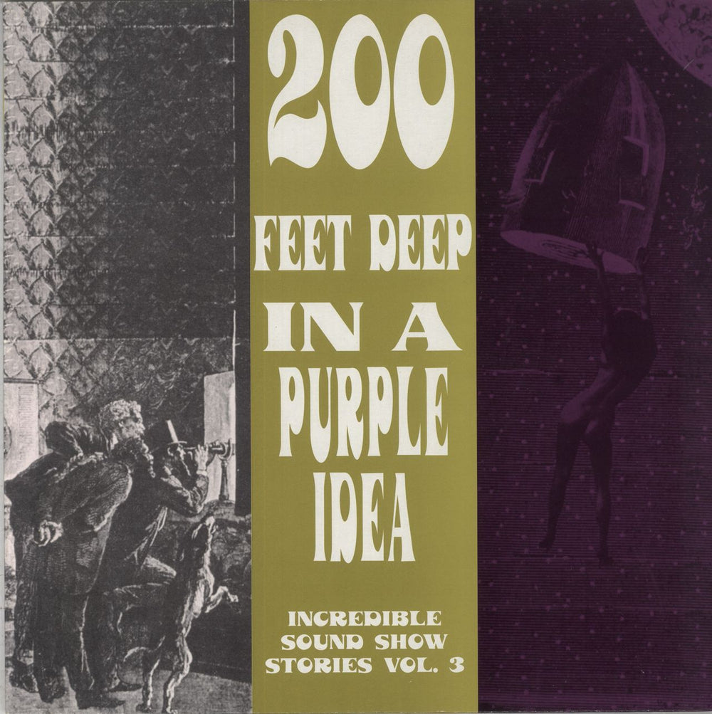 Various-Prog & Psych 200 Feet Deep In A Purple Idea UK vinyl LP album (LP record) DIG007