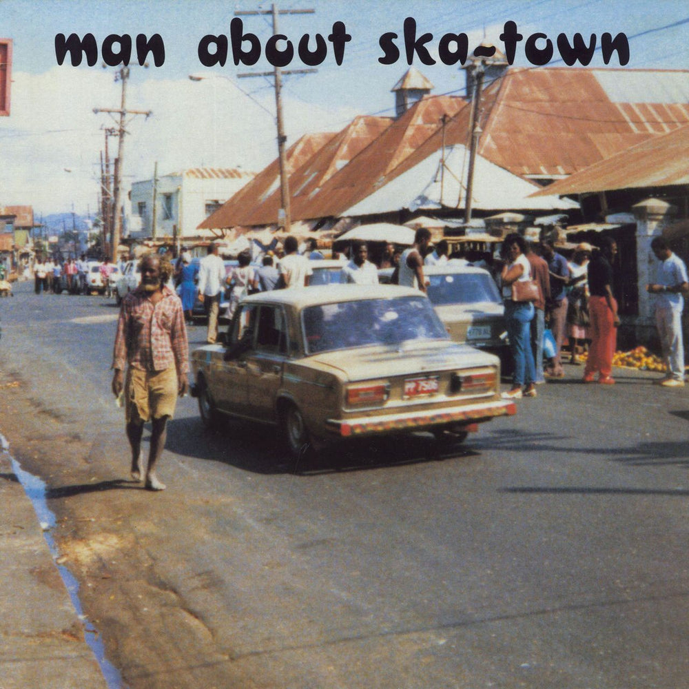 Various-Reggae & Ska Man About Ska-Town UK vinyl LP album (LP record) KELP04