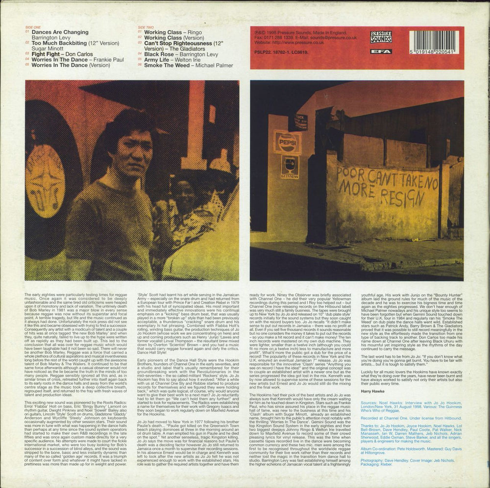 Various-Reggae & Ska When The Dances Were Changing: Hitbound Selection UK vinyl LP album (LP record) 5019148220541