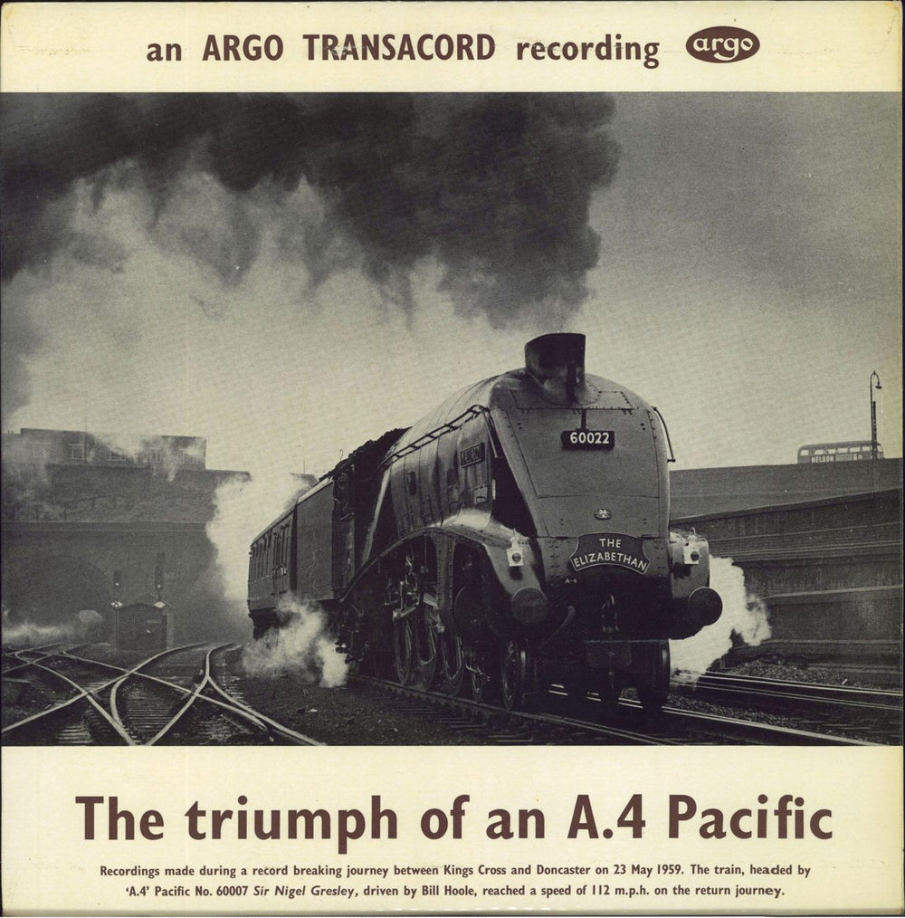 Various-Trains The Triumph Of An A.4 Pacific UK vinyl LP album (LP record) ZDA21