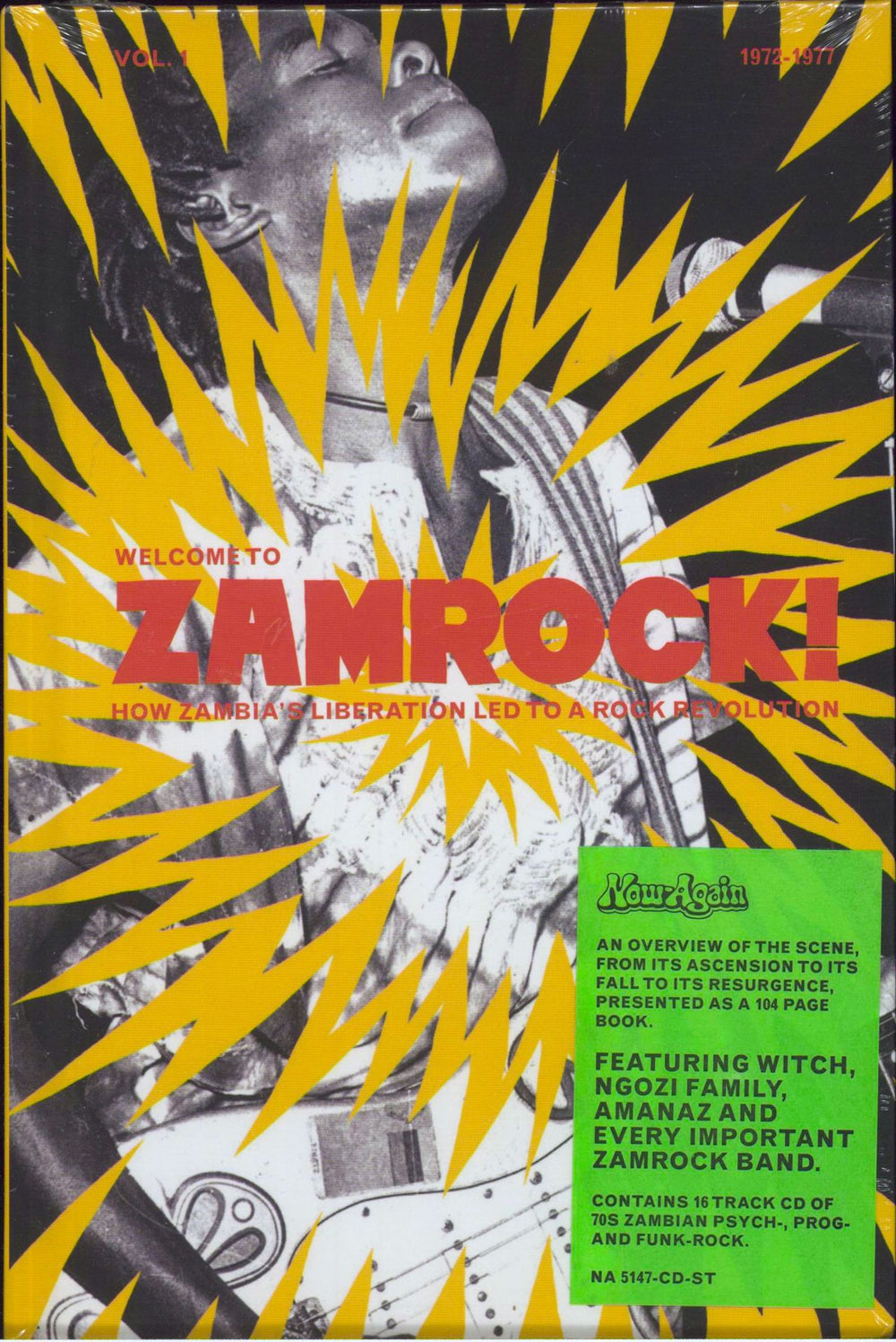 Various-World Music Welcome To Zamrock! Vol. 1 - Hardcover Book - Sealed US CD album (CDLP) NA5147-CD