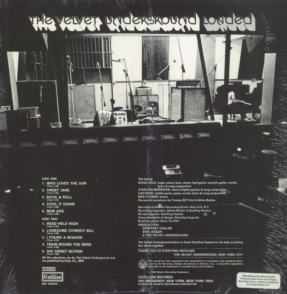 Velvet Underground Loaded US vinyl LP album (LP record)