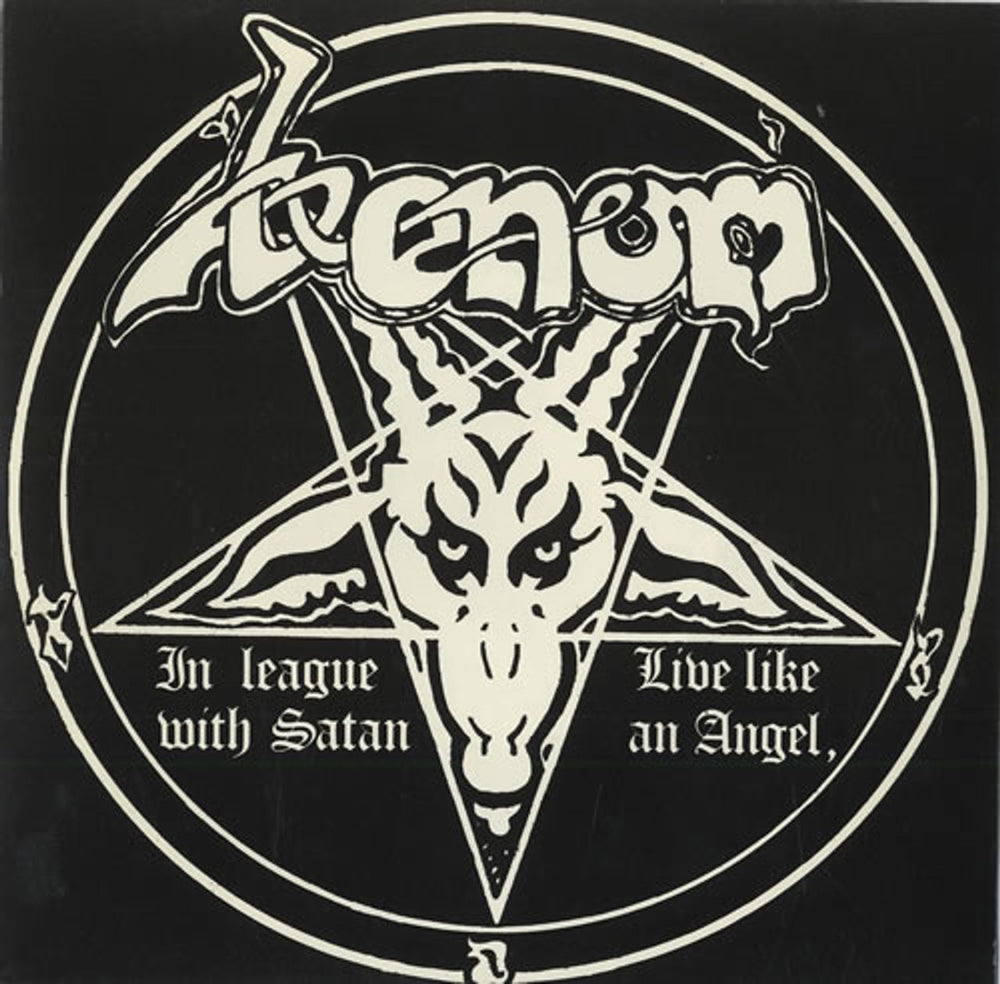 Venom In League With Satan UK 7" vinyl single (7 inch record / 45) NEAT08