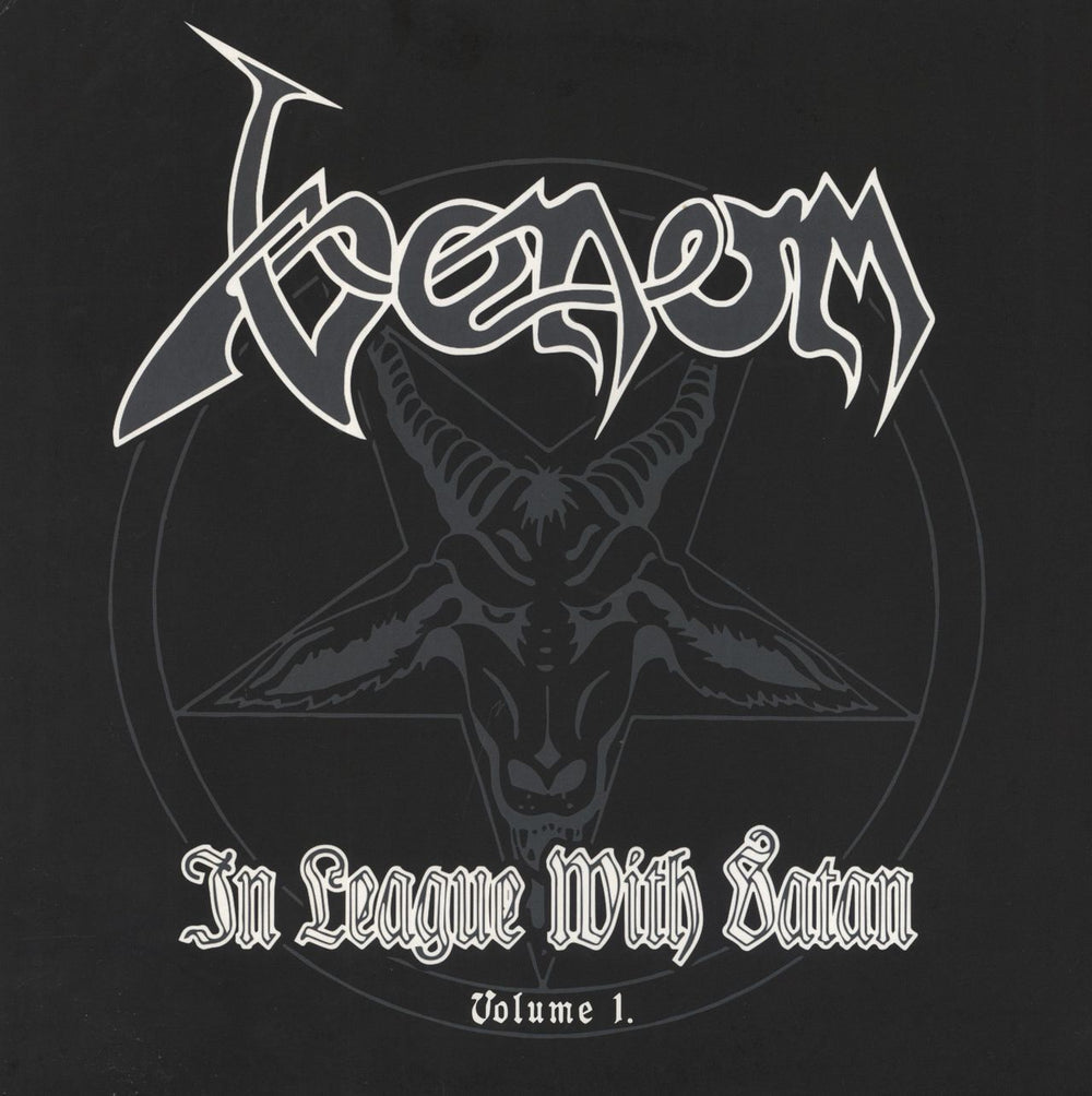Venom In League With Satan Volume 1 - Red Vinyl UK 2-LP vinyl record set (Double LP Album) BOBV445LP