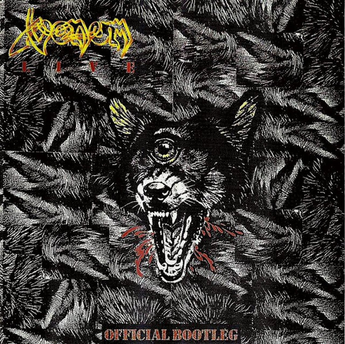Venom Live Official Bootleg UK Vinyl LP