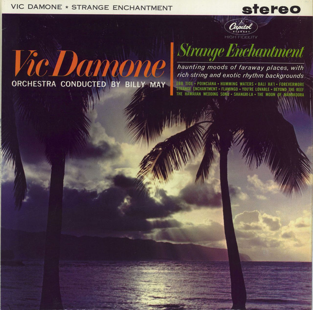 Vic Damone Strange Enchantment - Stereo UK vinyl LP album (LP record) ST1691