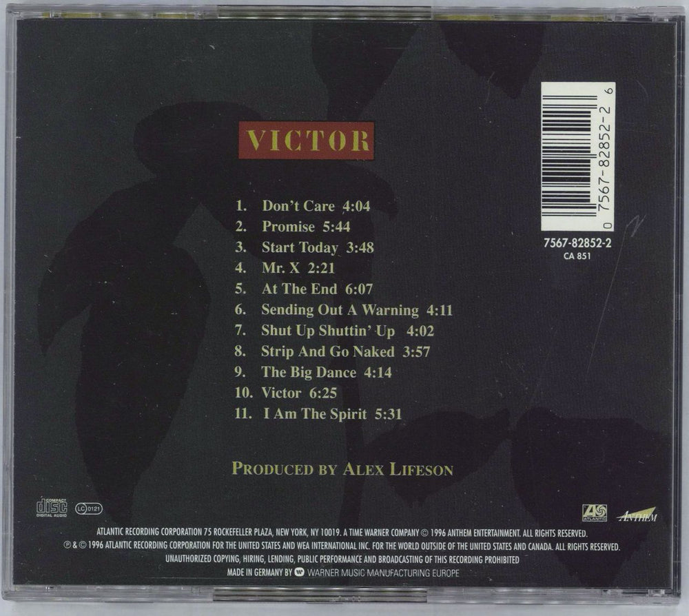 Victor Victor German CD album (CDLP) 075678285226