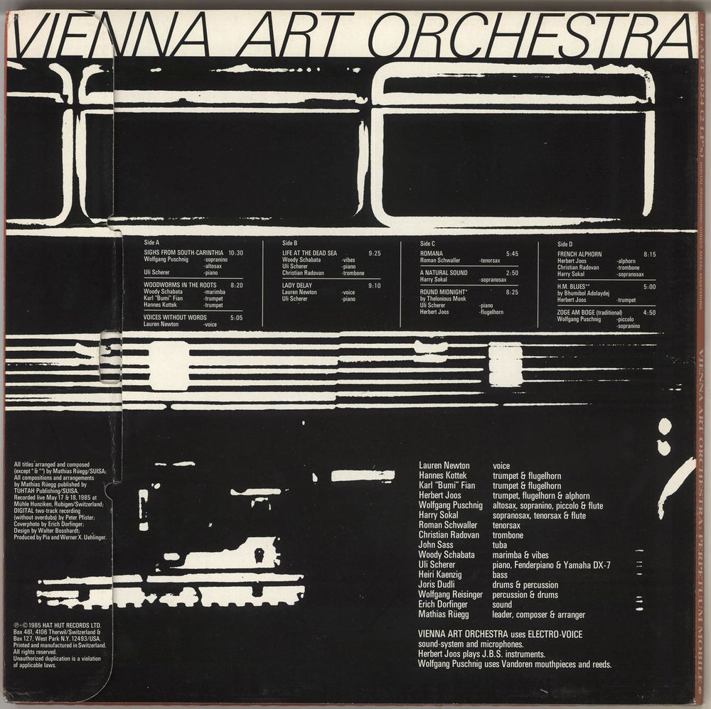 Vienna Art Orchestra Perpetuum Mobile Swiss Vinyl Box Set