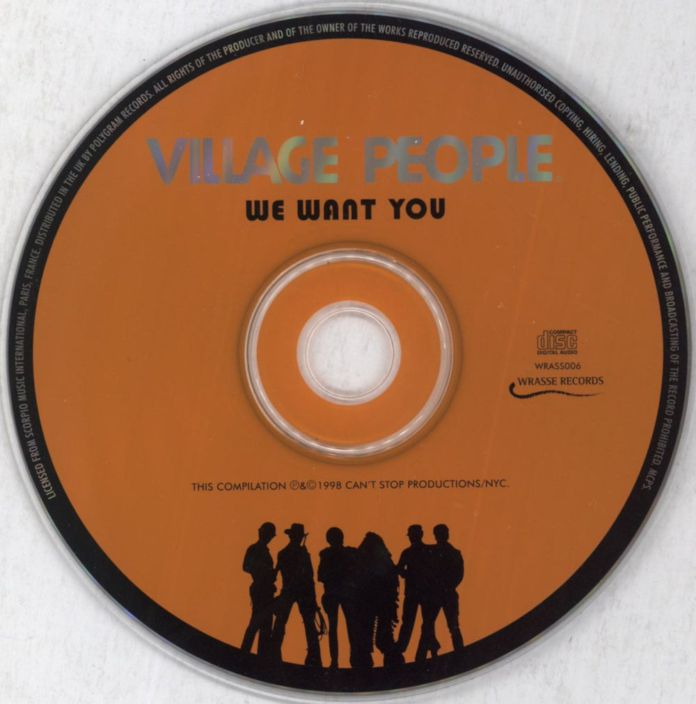 Village People We Want You UK CD album (CDLP) VILCDWE367602