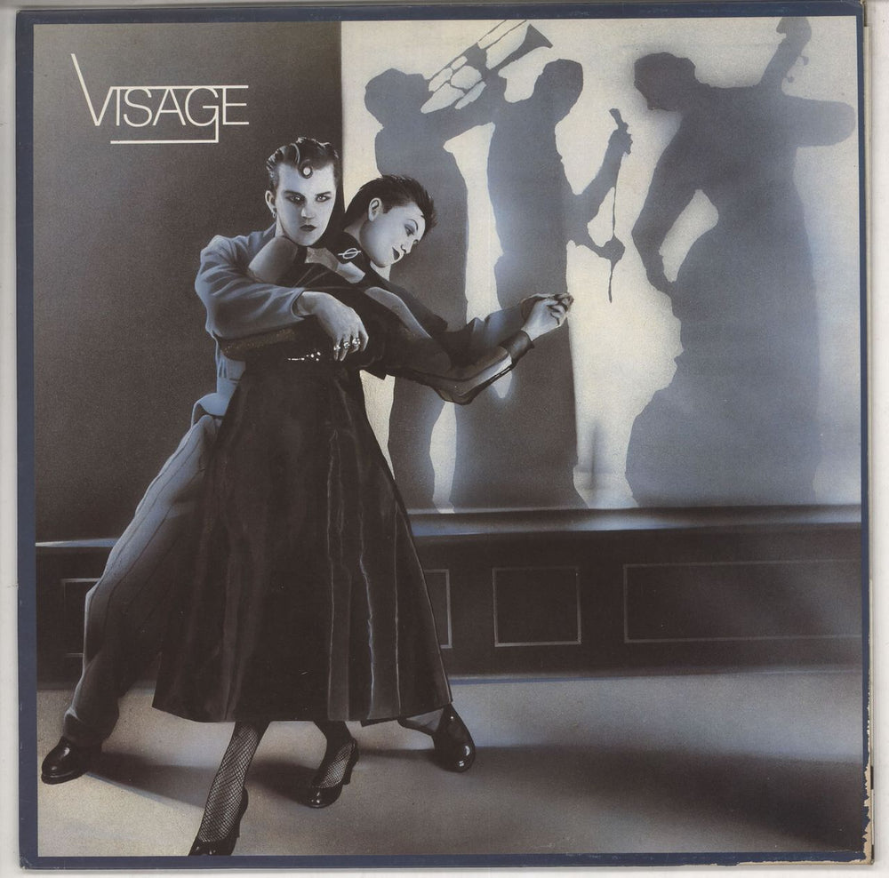 Visage Visage - Gold promo UK vinyl LP album (LP record) 2490157