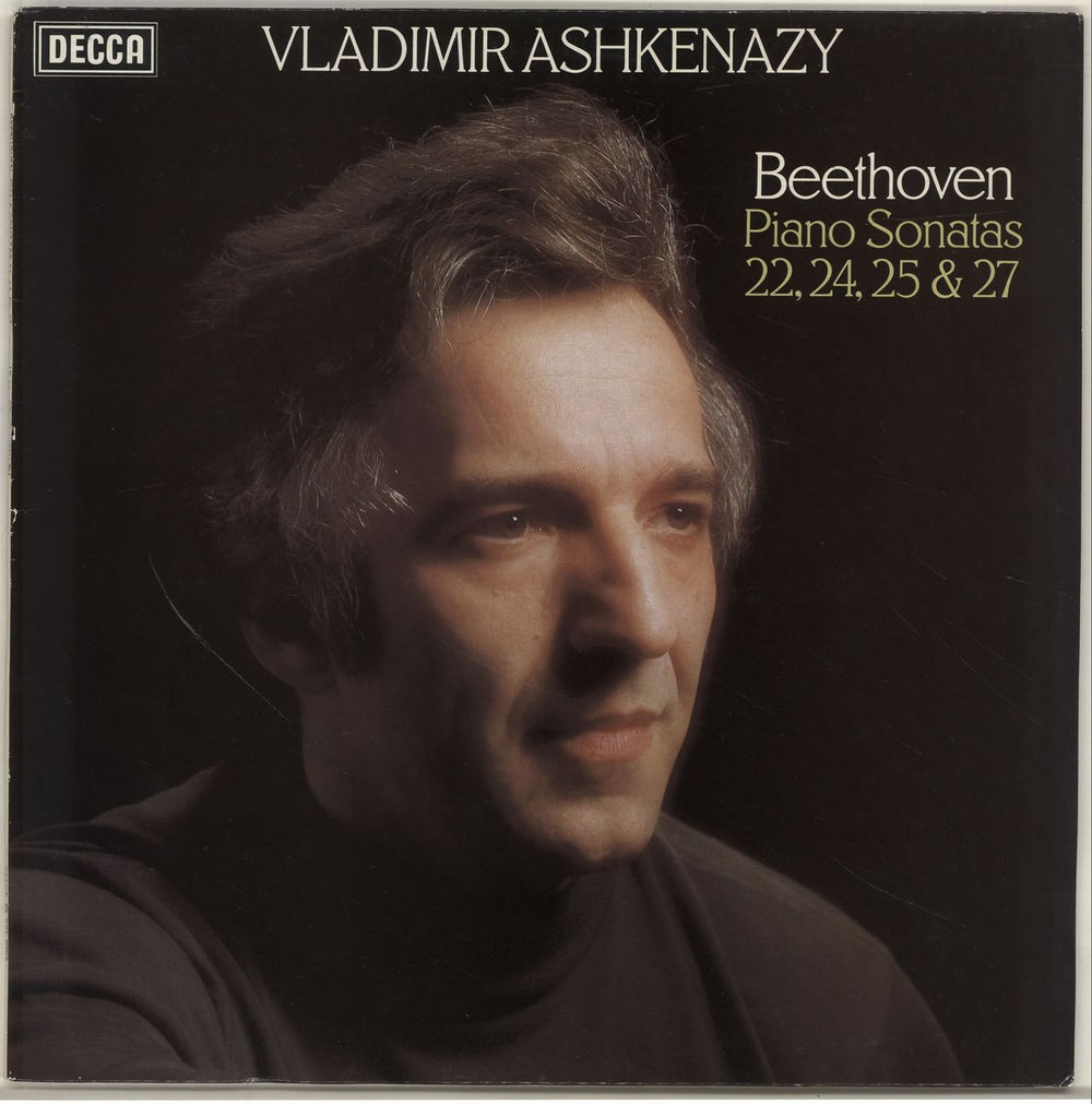 Vladimir Ashkenazy Beethoven Piano Sonatas 22, 24, 25 & 27 UK vinyl LP album (LP record) SXL6962