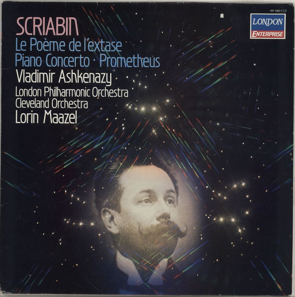 Vladimir Ashkenazy Scriabin: Le Poème De L'Extase / Piano Concerto / Prometheus Dutch vinyl LP album (LP record) 417252-1