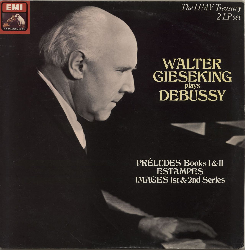 Walter Gieseking Walter Gieseking Plays Debussy UK 2-LP vinyl record set (Double LP Album) RLS752