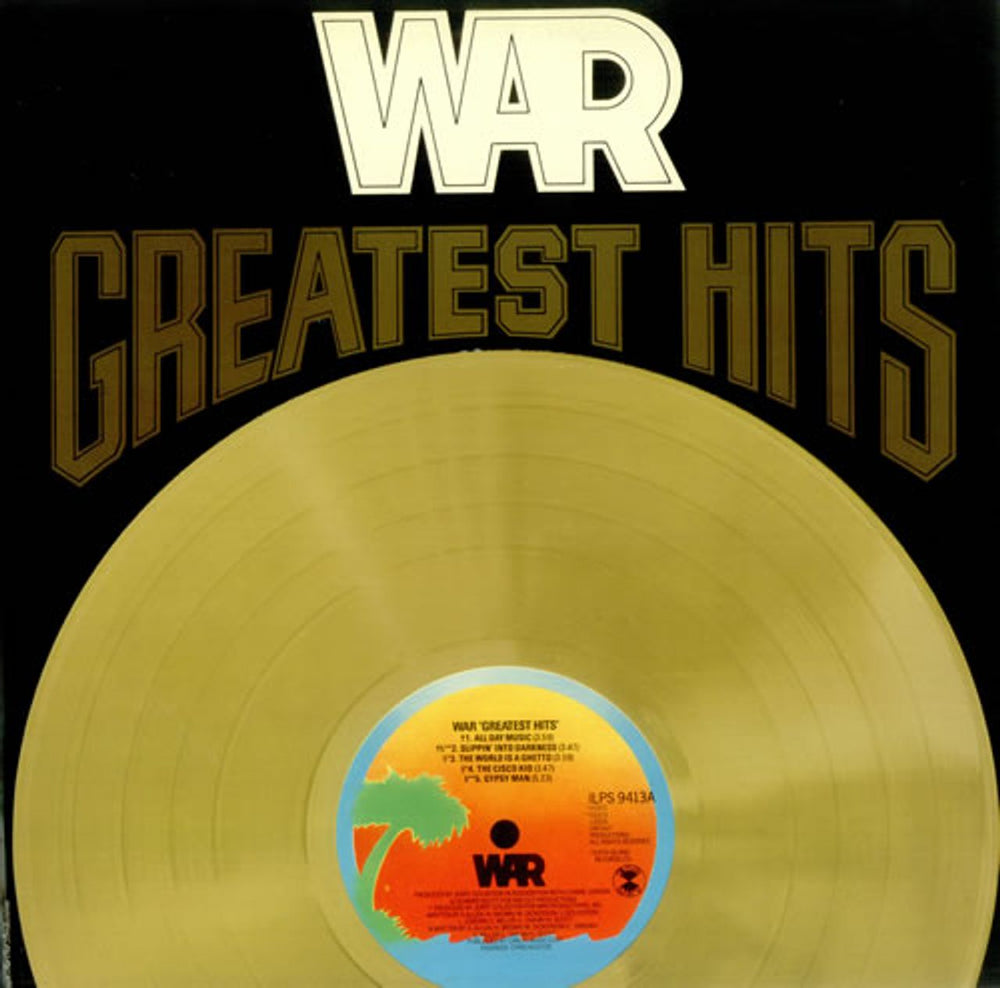 War Greatest Hits UK vinyl LP album (LP record) ILPS9413