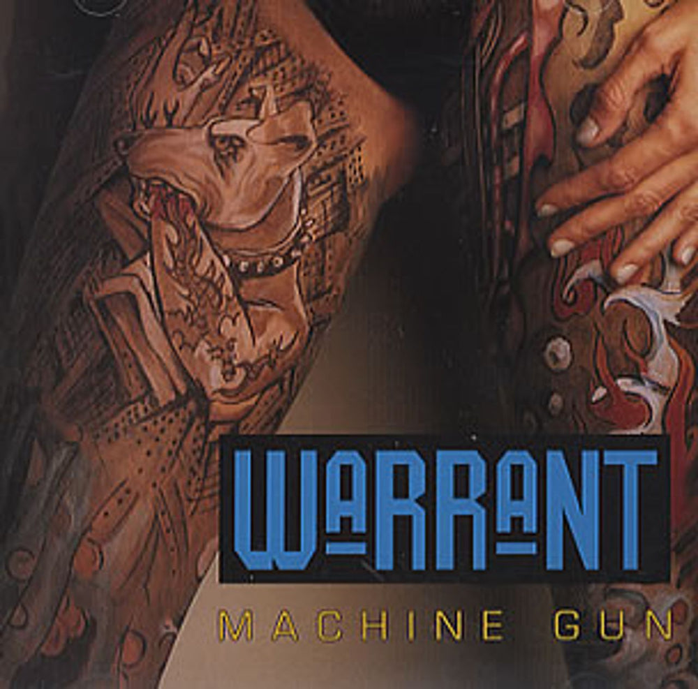 Warrant Machine Gun US Promo CD single (CD5 / 5") CSK4685