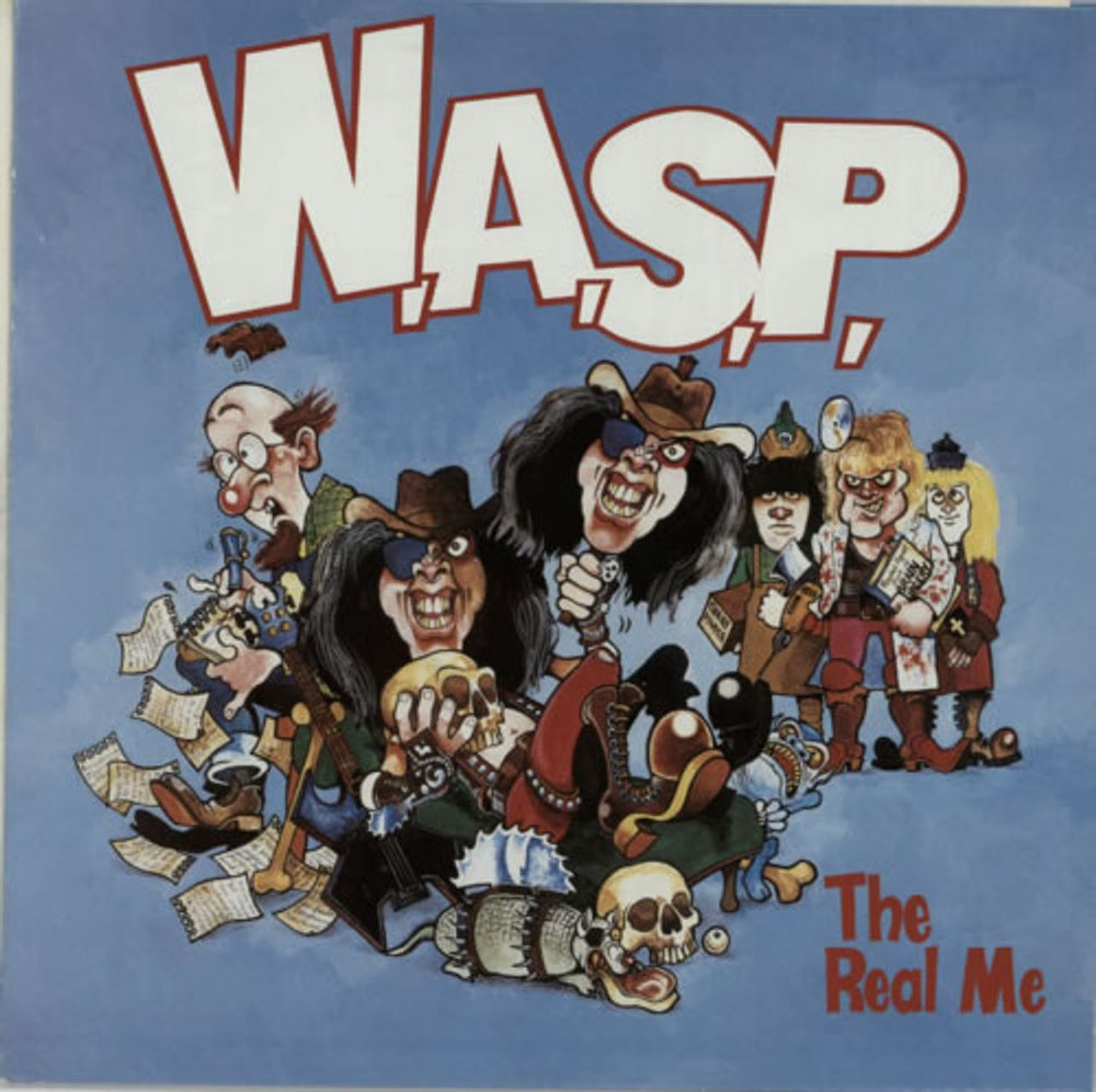 WASP The Real Me - Poster Sleeve UK 12" vinyl single (12 inch record / Maxi-single) 12CLS534