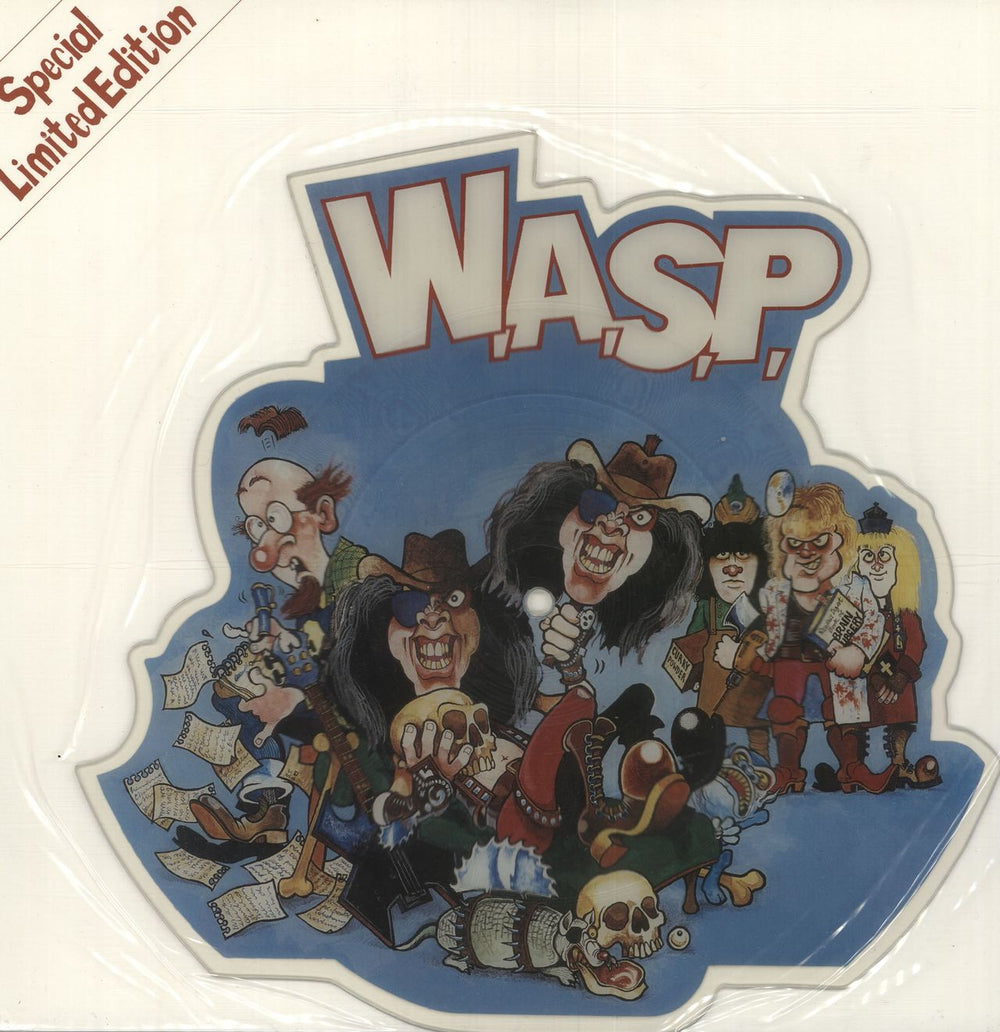 WASP The Real Me UK shaped picture disc (picture disc vinyl record) CLPD534