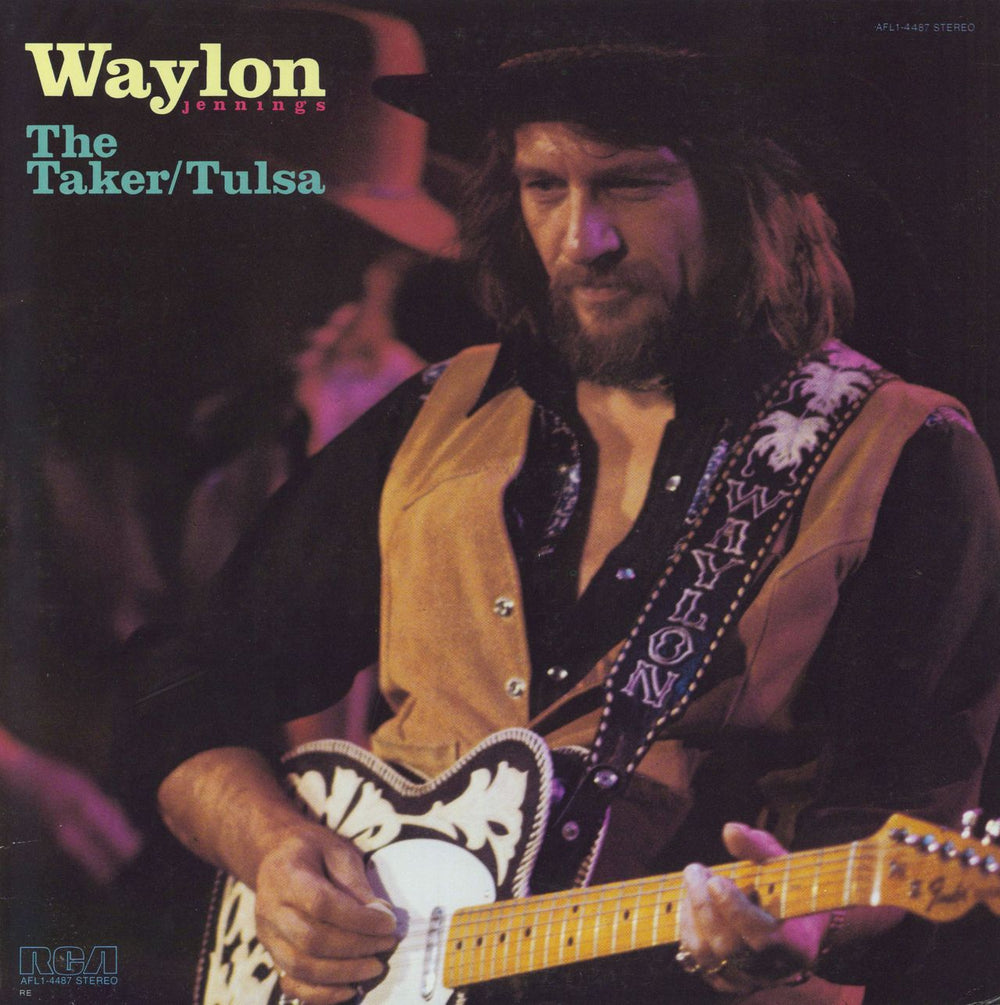 Waylon Jennings The Taker/ Tulsa US vinyl LP album (LP record) AFL1-4487