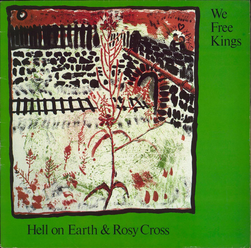 We Free Kings Hell On Earth & Rosy Cross UK vinyl LP album (LP record) DISPLP10