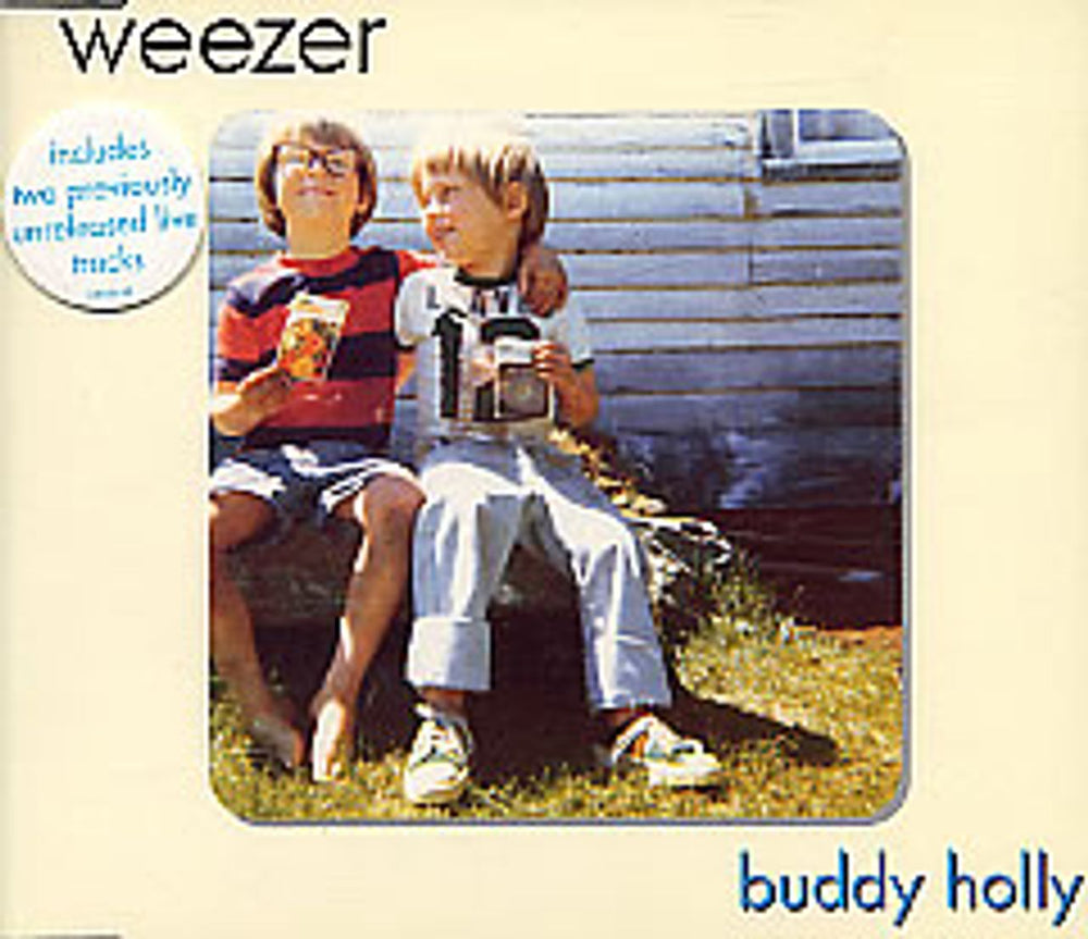 Weezer Buddy Holly UK CD single (CD5 / 5") GFSTD88