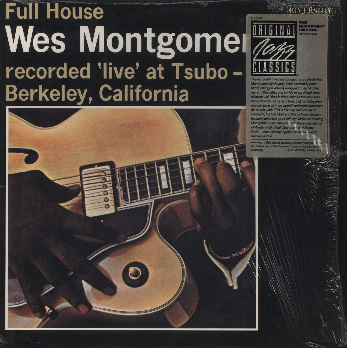 Wes Montgomery Full House - stickered shrink US Vinyl LP — RareVinyl.com