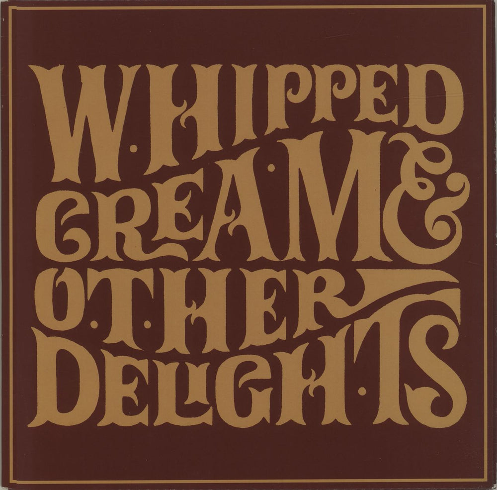 Whipped Cream Whipped Cream & Other Delights German vinyl LP album (LP record) RA073